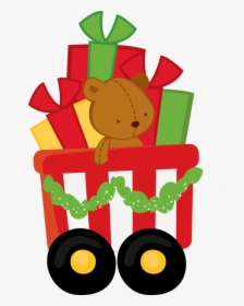 Christmas Train Clipart, HD Png Download, Transparent PNG
