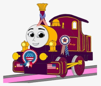 Thomas The Tank Engine Images Lady With 4th Of July - Thomas The Tank Engine Love, HD Png Download, Transparent PNG