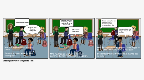 Storyboard Conversations In Spanish, HD Png Download, Transparent PNG