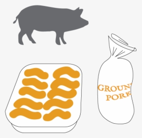 Pork Sausage - Domestic Pig, HD Png Download, Transparent PNG