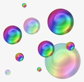 Rainbow Transparent Bubbles - Circle, HD Png Download, Transparent PNG