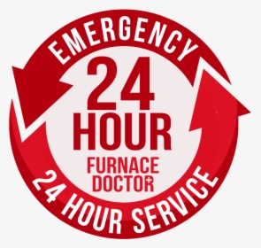 24-hour Hvac Service Emergency - Circle, HD Png Download, Transparent PNG