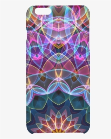 Purple Lotus Mandala Rainbow Bubbles Abstract Art Hard - Iphone, HD Png Download, Transparent PNG