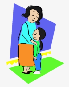 Png Royalty Free Library Rainbow Bubbles By Aisha Hassan - Mom And Daughter Cartoon Gif, Transparent Png, Transparent PNG