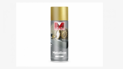 Spray Esm Metalizado Dorado 485ml Marson , Png Download - Cosmetics, Transparent Png, Transparent PNG