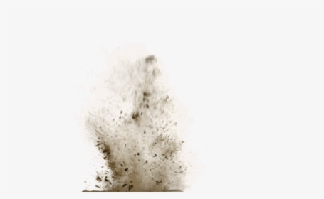 Dust Debris Explosion Flying Foreground - Sand Explosion Dust Png, Transparent Png, Transparent PNG
