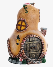 Fairy Garden Gourd Cottage - Pottery, HD Png Download, Transparent PNG