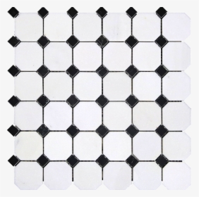Black And White Tile Pattern Hd, HD Png Download, Transparent PNG