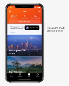 Pantalla De Una App De Viajes - Text, HD Png Download, Transparent PNG