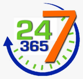 24 7 365 Logo, HD Png Download, Transparent PNG