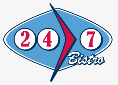 24-7 Bistro Logo - Emblem, HD Png Download, Transparent PNG