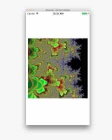 Show The Downloaded Image In The Iphone Simulator - Mandelbrot Coloring, HD Png Download, Transparent PNG