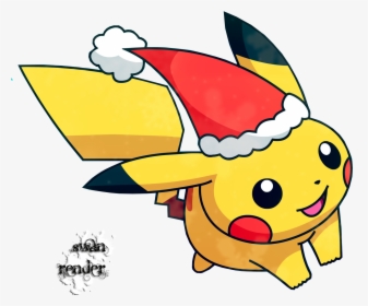 Pikachu With Santa Hat , Png Download - Pikachu With Santa Hat, Transparent Png, Transparent PNG