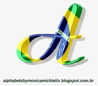Alfabeto Bandeira Do Brasil Png, Transparent Png, Transparent PNG