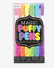 Magic Neon Puffy Pen Set - Magic Puffy Pens, HD Png Download, Transparent PNG