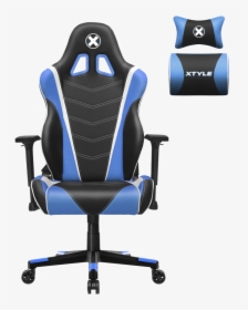 Racer Gaming Chair Blue Png, Transparent Png, Transparent PNG