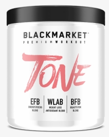 Blackmarket Tone Pre Workout, HD Png Download, Transparent PNG