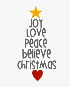 #joy #peace #love #christmas - Heart, HD Png Download, Transparent PNG