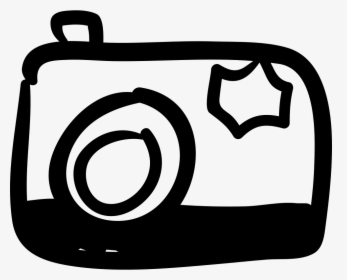 Photo Camera Hand Drawn Tool - Camera Hand Drawn Png, Transparent Png, Transparent PNG