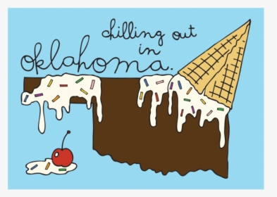 Ok Ice Cream Postcard, HD Png Download, Transparent PNG