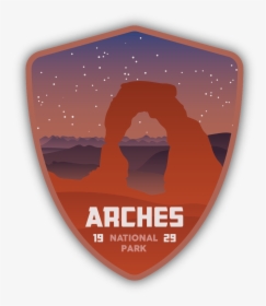 Arches National Park Sticker - Arches National Park Logo Transparent, HD Png Download, Transparent PNG