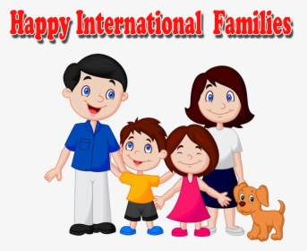 Happy International Day Of Families Png Background - Clipart Family, Transparent Png, Transparent PNG
