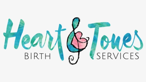 Heart Tone Birth Services Colored Original - Calligraphy, HD Png Download, Transparent PNG