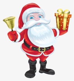 Transparent Christmas Party Clip Art - Santa Claus, HD Png Download, Transparent PNG