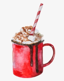 Hand Painted Winter Warm Coffee Png Transparent, Png Download, Transparent PNG