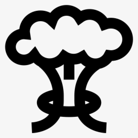 Mushroom Cloud Icon - Mushroom Cloud Vector Png, Transparent Png, Transparent PNG
