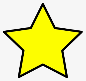 Star Free Yellow Clip - Star Clipart, HD Png Download, Transparent PNG