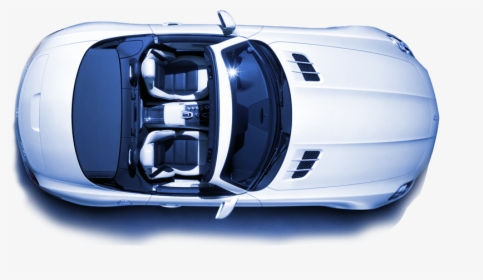 White Mercedes Benz Top Car Png - Mercedes Sls Amg Top, Transparent Png, Transparent PNG