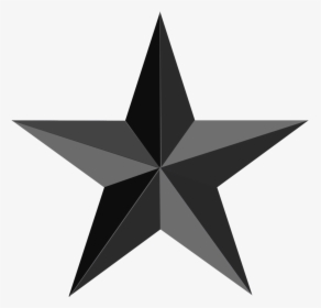 Black Star Png Clipart Image - Transparent Background Black Star, Png Download, Transparent PNG