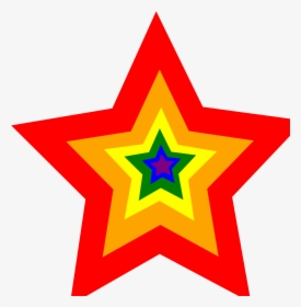 Hd Rainbow Star Clip Art Pictures Free Vector Art Images - Rainbow Stars Clipart Png, Transparent Png, Transparent PNG