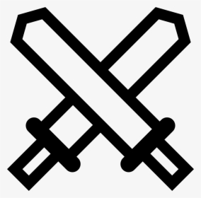 Swords Crossed - Workout Icon Png Free, Transparent Png, Transparent PNG