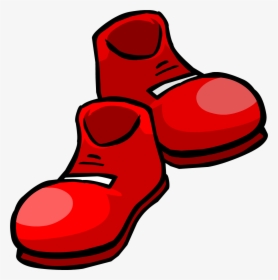 Clown Shoes - Red Shoes Cartoon Png, Transparent Png, Transparent PNG