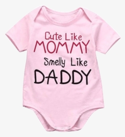 Petite Bello Bodysuit 0-3 Months Cute & Smelly Pink - Girl, HD Png Download, Transparent PNG
