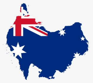 Upside-down Australia Flag Map - Australia Day 26th Jan, HD Png Download, Transparent PNG