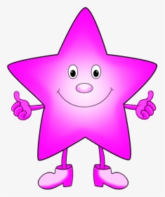 Star Clipart Jpg - Cartoon Colorful Star Clipart, HD Png Download, Transparent PNG