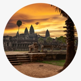 Sunset Di Angkor Wat , Png Download - Things To Do In Siem Reap, Transparent Png, Transparent PNG
