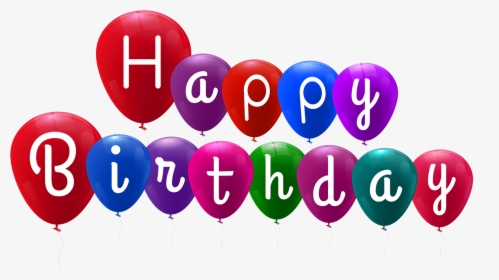 Happy Birthday Balloons Png - Happy Birthday Balloon Png, Transparent Png, Transparent PNG