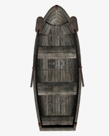 Row Boat Top Down View Miniature Gaming Objects Png - Row Boat Top View, Transparent Png, Transparent PNG