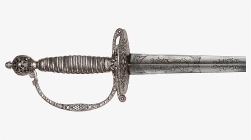 George Washington S 1767 Silver Hilted Smallsword - 1767 Silver Hilted Smallsword, HD Png Download, Transparent PNG