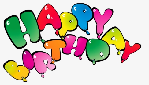 Transparent Happy Birthay Balloons Png Clipart Picture - Cartoon Transparent Background Birthday Cake, Png Download, Transparent PNG