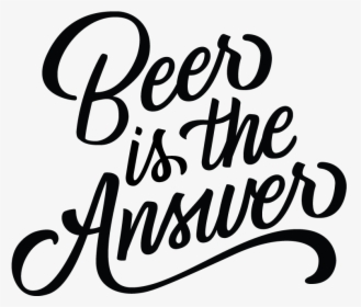 Beer Black Big - Answer Brewpub Logo, HD Png Download, Transparent PNG