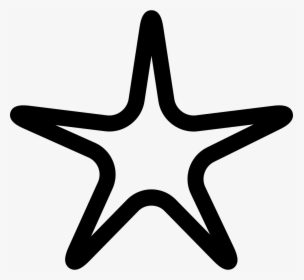 Transparent Star Line Png - Stars Clip Art Empty, Png Download, Transparent PNG