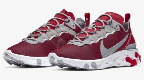 Nike Gives Its Popular React Element 55 Shoes The Ohio - Nike React Element 55 Teal, HD Png Download, Transparent PNG