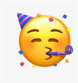 Celebration Emoji Png - Iphone Party Emoji, Transparent Png, Transparent PNG