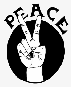 Transparent Peace Hand Png - Peace No War, Png Download, Transparent PNG