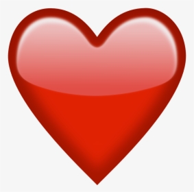 Emoji Red Heart Png Clipart Clipart Image - Red Heart Emoji Png, Transparent Png, Transparent PNG